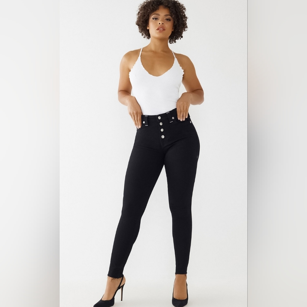 Size 26 True Religion high rise skinny jeans